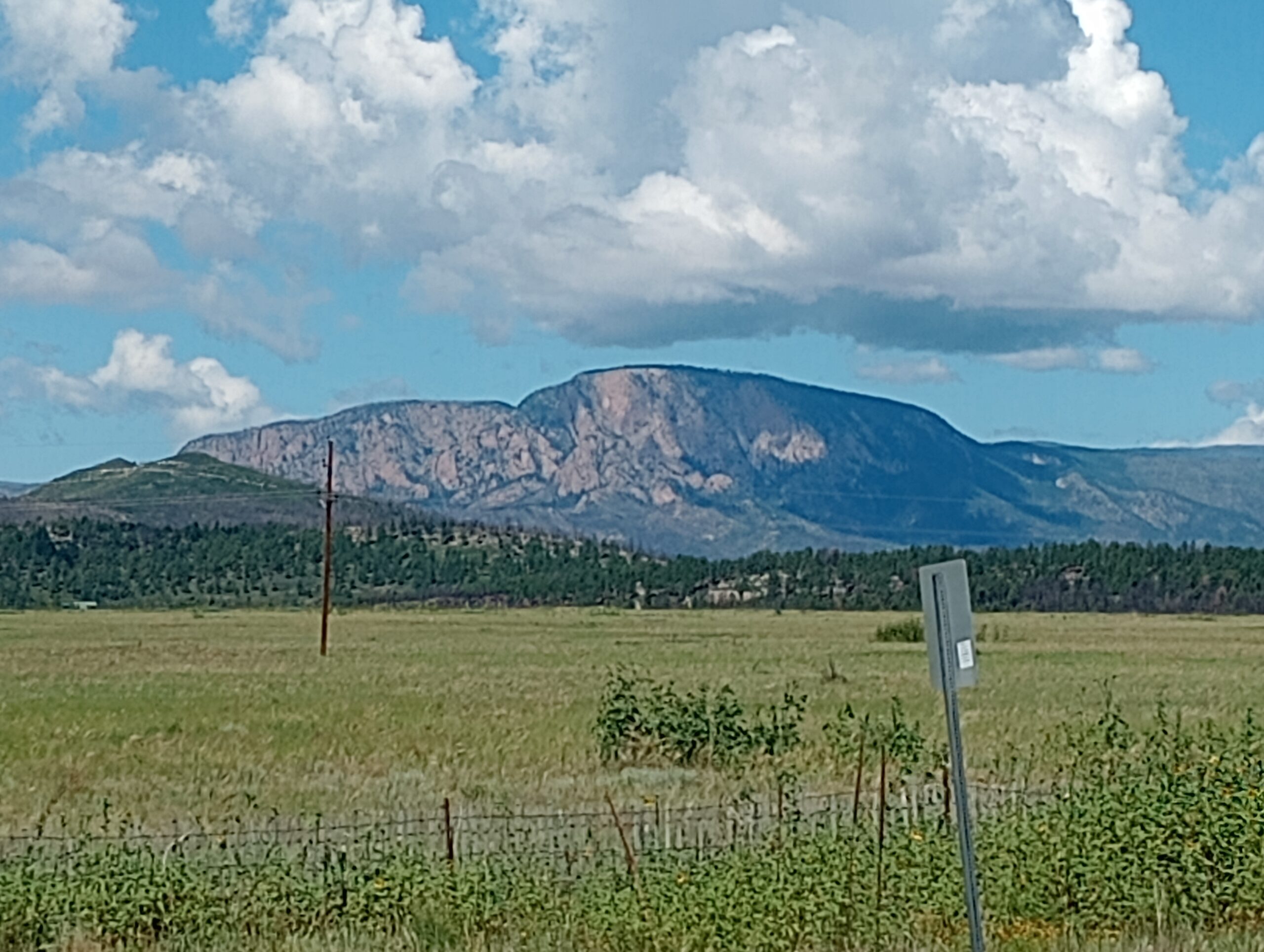 Hermits Peak View Near Sapello, New Mexico