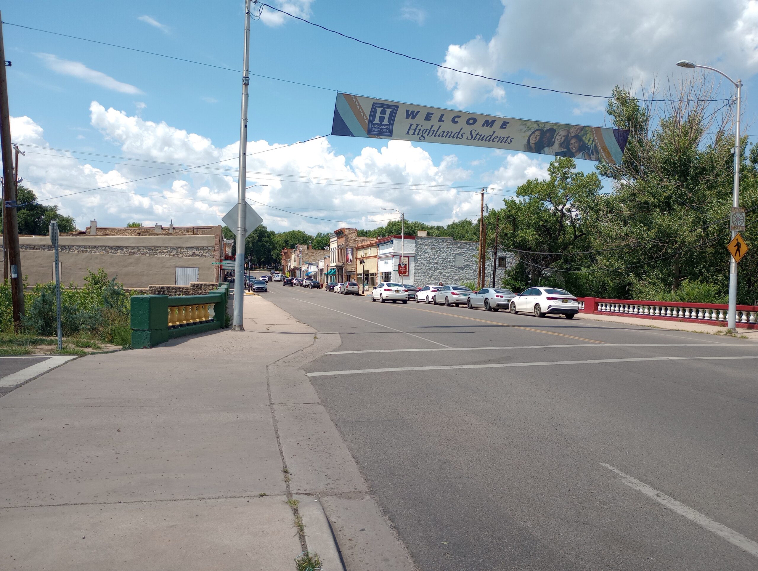 Welcome Highlands Students Bridge Street Banner