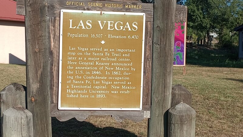 Las Vegas, New Mexico Historical Marker