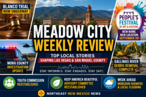 Meadow City Weekly Review: Blanco Trial, Mora County Investigation, People’s Festival and More